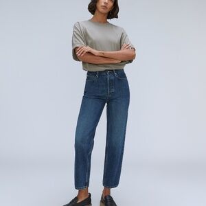 Everlane The Rigid Way-High® Jean - Size 35 - Rich Indigo
